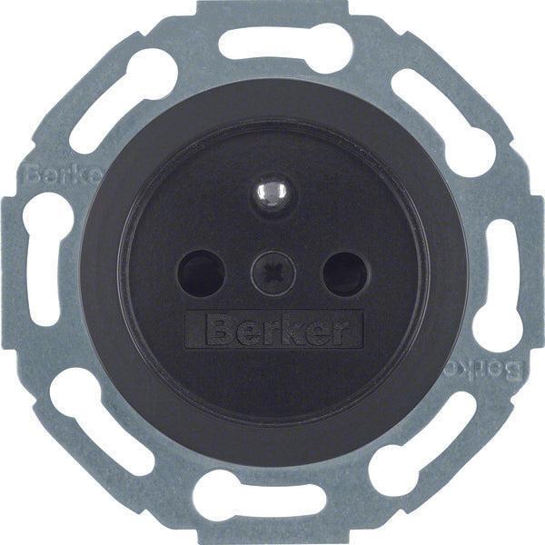 Hager Berker Wandstopcontact 1930/glas (WCD, Doe-het-zelf en Verbouw, Elektra en Kabels, Overige typen, Nieuw, Verzenden