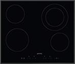 SMEG SE364ETB 60CM Inbouw keramische kookplaat, Ophalen, Keramisch, Nieuw, 4 kookzones