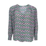 Frogbox • blouse met hexagons • 36, Kleding | Dames, Tops, Nieuw, Groen, Frogbox, Maat 36 (S)