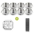 Bundel | LED Veranda inbouwspot | Ø31mm | 1.5 W, Huis en Inrichting, Lampen | Spots, Nieuw, Ophalen of Verzenden, Modern, Led