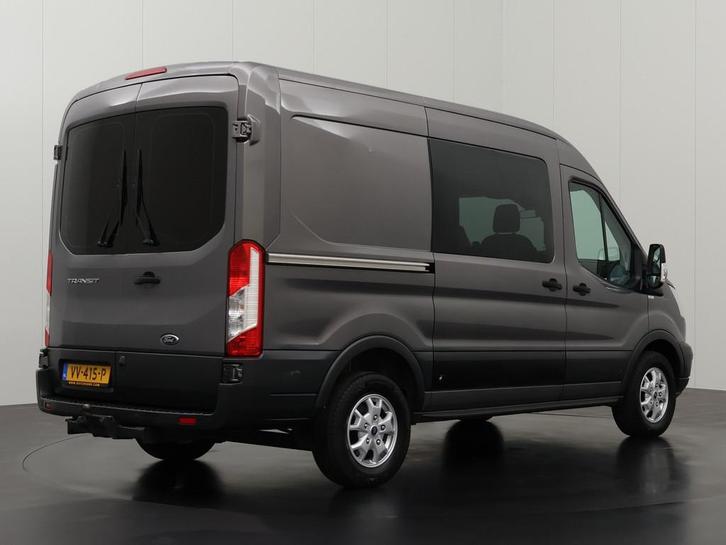 Ford Transit Dubbel cabine L2 H2 2016 Diesel Handgeschakeld, Auto's, Ford, Te koop, Zwart, Handgeschakeld, Financial lease, BTW verrekenbaar