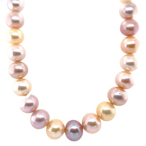 Schoeffel parel snoer 18 krt, Sieraden, Tassen en Uiterlijk, Kettingen, Nieuw, Ophalen of Verzenden