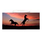 Spaarpot - Horses Sunset - Steigerend Paard NIEUW, Verzamelen, Spaarpotten, Ophalen of Verzenden, Nieuw