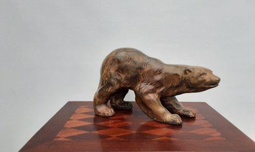 P. Chenet - Figuur - Ijsbeer - 25cm - Brons, Antiek en Kunst, Curiosa en Brocante