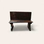 Bank - walnoothout - Oude kerkbank, Antiek en Kunst