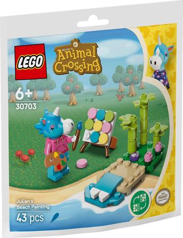 LEGO Animal Crossing - Strandschilderen met Julian 30703 beschikbaar voor biedingen