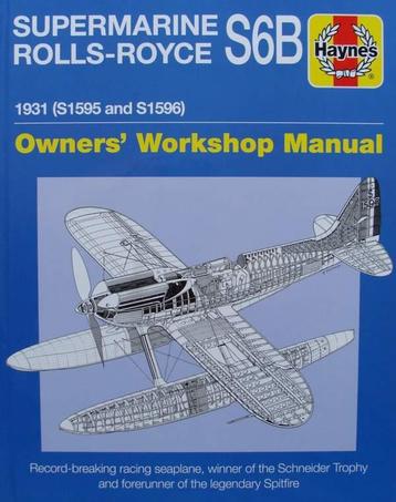 Boek : SUPERMARINE ROLLS-ROYCE S6B - 1931 (S1595 and S1596) beschikbaar voor biedingen
