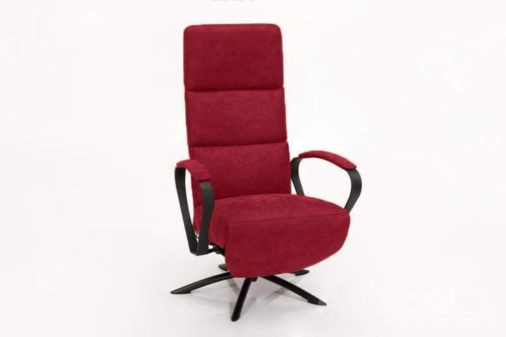 Relaxfauteuil Nieuwdorp - relaxfauteuils - Rood, Huis en Inrichting, Stoelen, Rood, Nieuw, Stof