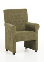 Eetkamerstoel Epe - eetkamerstoelen - Groen, Huis en Inrichting, Nieuw, Stof