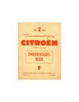 1954 CITROEN 2CV INSTRUCTIEBOEKJE NEDERLANDS