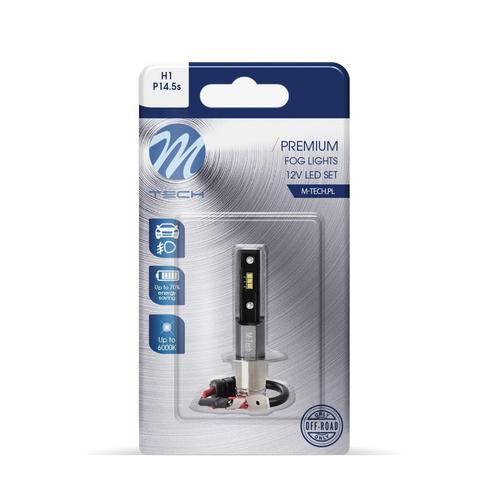LED H1 12V 6W - Premium - 6x LED diode - Wit - Enkel, Auto-onderdelen, Verlichting, Nieuw, Alfa Romeo, Amerikaanse onderdelen