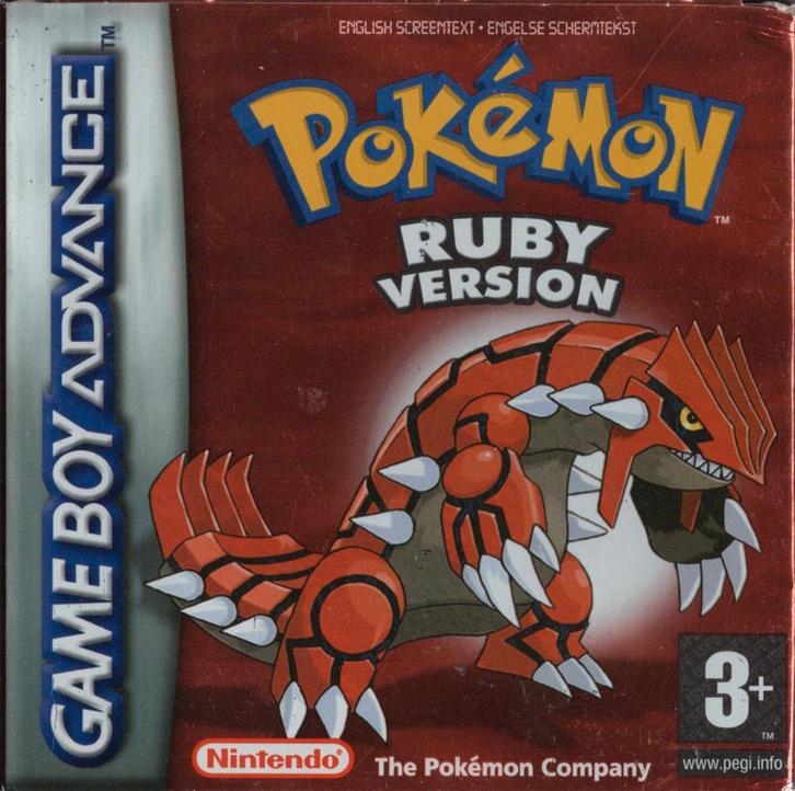 Game Boy Pokemon Ruby Version (In doos), Spelcomputers en Games, Games | Nintendo Game Boy, Zo goed als nieuw, Verzenden