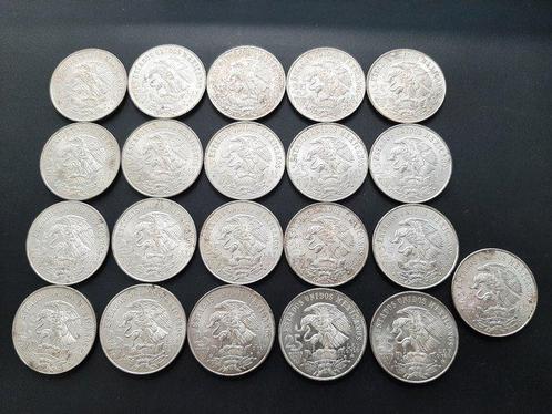 Mexico. Jeux Olympiques de 1968 - Lot 21 pièces de 25 pesos, Postzegels en Munten, Munten | Europa | Niet-Euromunten
