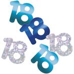 18 Jaar Confetti Zak Blauw 14gr, Verzenden, Nieuw