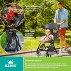 Kinderwagen - Wandelwagen - Kinderbuggy - Antraciet - KIDIZ®, Verzenden, Zo goed als nieuw