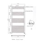 Designradiator Boss & Wessing Vertico Multirail 120x60 cm, Ophalen of Verzenden, Nieuw
