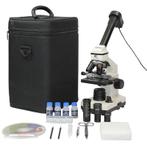 Omegon MonoView microscoopset 1200x met camera, Verzenden, Nieuw, 1000x of meer, Biologische microscoop