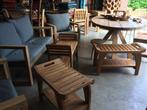 Groot assortiment teak tuinmeubelen van gerecycled teakhout