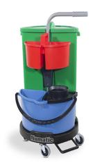 NCR1 Carrousel Werkwagen, 1x 4L emmer, 1x 14L mop emmer, Verzenden, Nieuw
