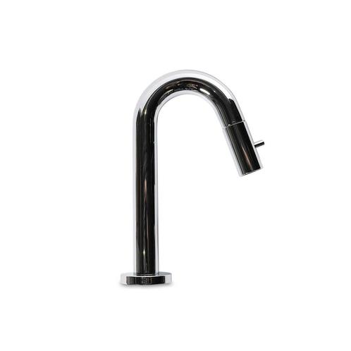 Fonteinkraan Luca Sanitair Primo Rond RVS Look, Doe-het-zelf en Verbouw, Sanitair, Kraan, Nieuw, Chroom, Ophalen of Verzenden