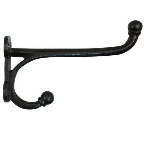 Kapstokhaak zwaar recht 19 cm ijzer blank, Huis en Inrichting, Woonaccessoires | Kapstokken, Nieuw, Ophalen of Verzenden