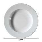 GGM Gastro | (24 stuks) PERA Wit - Bord - diep - Ø 230mm - |, Huis en Inrichting, Keuken | Servies, Verzenden, Nieuw, Effen, Bord(en)