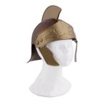 Spartaanse helm goudkleurig - Helmen, Hobby en Vrije tijd, Ophalen of Verzenden, Nieuw