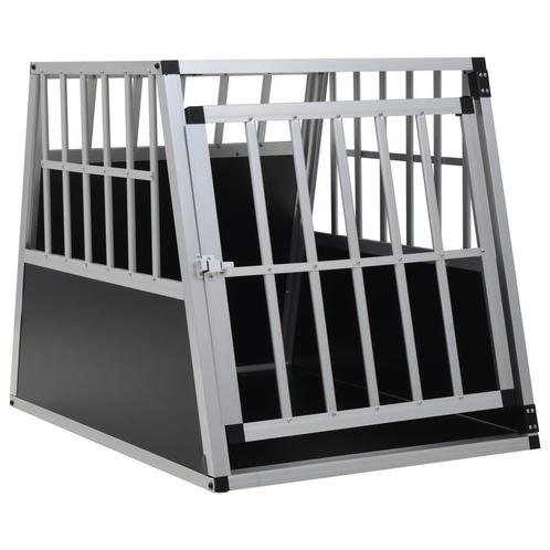vidaXL Hondenbench met enkele deur 65x91x69,5 cm, Dieren en Toebehoren, Hondenhokken, Nieuw, Verzenden