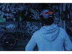 Abus HUD-Y - Fietshelm - LED Achterlicht - Grijs (M 54-58), Verzenden, Zo goed als nieuw