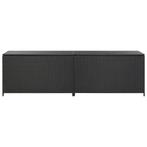 Tuinbox 200x50x60 cm poly rattan zwart (Schuurtjes-Rekken), Tuin en Terras, Verzenden, Nieuw