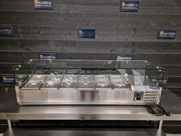 Opzet koelvitrine | glas | Ecofrost | 1/3 GN | 150 cm beschikbaar voor biedingen