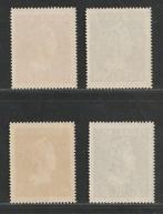 Nederland 1946 - Hoge waarden Wilhelmina - NVPH 346/349, Postzegels en Munten, Postzegels | Nederland, Gestempeld