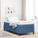 vidaXL Platform bedframe Blauw 80 x 200 cm Stof, Huis en Inrichting, Slaapkamer | Bedden, Verzenden, Nieuw, Blauw, Stof