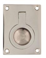 Intersteel Luikring recht 50mm x 39mm nikkel, Verzenden, Nieuw