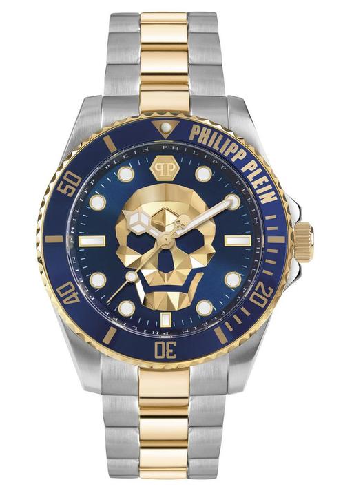 Philipp Plein PWOAA0722 The $kull Diver horloge 44 mm, Sieraden, Tassen en Uiterlijk, Horloges | Heren, Staal, Nieuw, Staal, Overige merken
