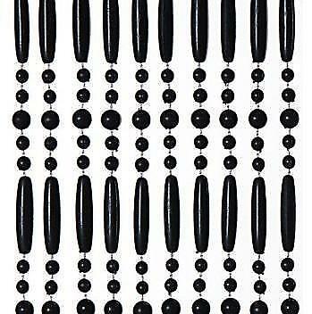 Vliegengordijn kralen zwart in 90x220cm en 100x240cm, Doe-het-zelf en Verbouw, Deuren en Horren, Nieuw