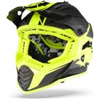 LS2 MX437 Fast Evo Roar Mat Zwart Hi-V Geel Crosshelm, Motoren, Kleding | Motorhelmen, M, Nieuw met kaartje, Overige merken, Heren