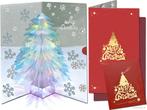 Kerstkaart fonkelende kerstboom 3D pop-up kaart, Verzenden, Nieuw