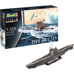 1:350 Revell 05154 German Submarine Type VII C/41 Plastic, Ophalen of Verzenden, Zo goed als nieuw