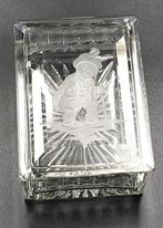 Lobmeyr Art Deco Faceted Crystal Glass Jewelry Box - Hummel