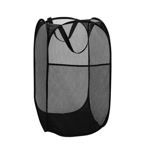 Wasmand Opvouwbaar - Zwart - Opbergzak - 60L - Opvouwbare, Huis en Inrichting, Badkamer | Badtextiel en Accessoires, Nieuw, Verzenden