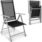 Tillvex® Tuinstoel Opklapbaar - Met armleuning - Antislip -, Verzenden, Nieuw