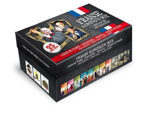 Franse komieken box (25dvd) - DVD, Cd's en Dvd's, Dvd's | Komedie, Verzenden