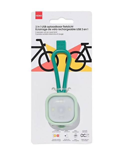 HEMA USB fietslampje voor- en achter, Fietsen en Brommers, Fietsaccessoires | Overige Fietsaccessoires, Nieuw, Verzenden