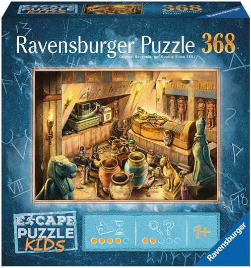 Escape Puzzel Kids - Egypte (368 stukjes) | Ravensburger -, Kinderen en Baby's, Speelgoed | Kinderpuzzels, Nieuw, Verzenden