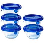 Pyrex Cook & Go Ovenschalen met Deksel Rond 0,2L Set/5, Verzenden, Nieuw