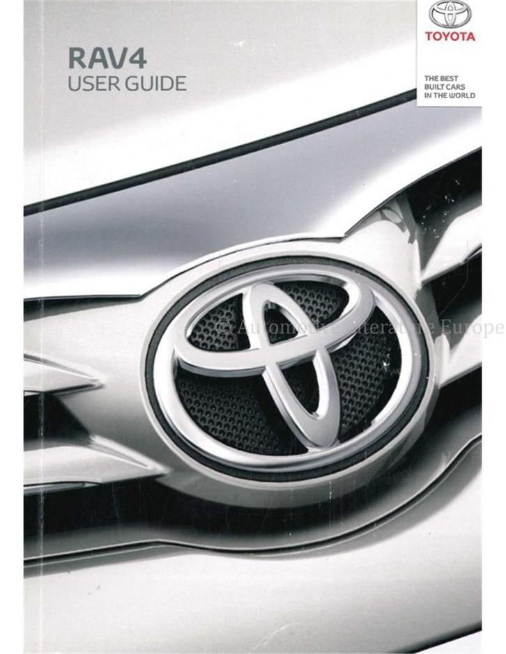 2015 TOYOTA RAV4 INSTRUCTIEBOEKJE ENGELS, Auto diversen, Handleidingen en Instructieboekjes