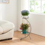Plantenstandaard Aalten 61,5x30x25 cm grijs [en.casa], Verzenden, Nieuw