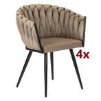 Stoel (4) - Metaal - Geen minimumprijs - Wavy