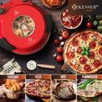 KESSER® Pizzaoven tot 400° - Pizzamaker - 1200W - Vuurvaste, Witgoed en Apparatuur, Eierkokers, Verzenden, Nieuw